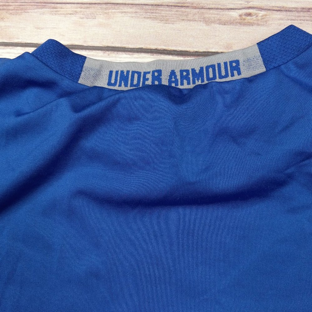 Under Armour Fitted YXL Heatgear Blue Performance T Shirt Youth XL - Picture 6 of 6